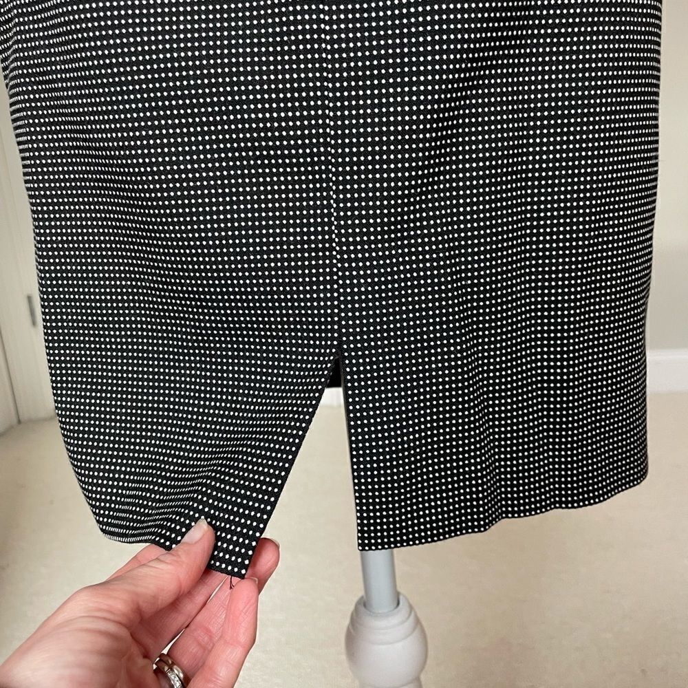 Banana Republic Micro-dot Bow Front Pencil Skirt - Picture 7 of 10